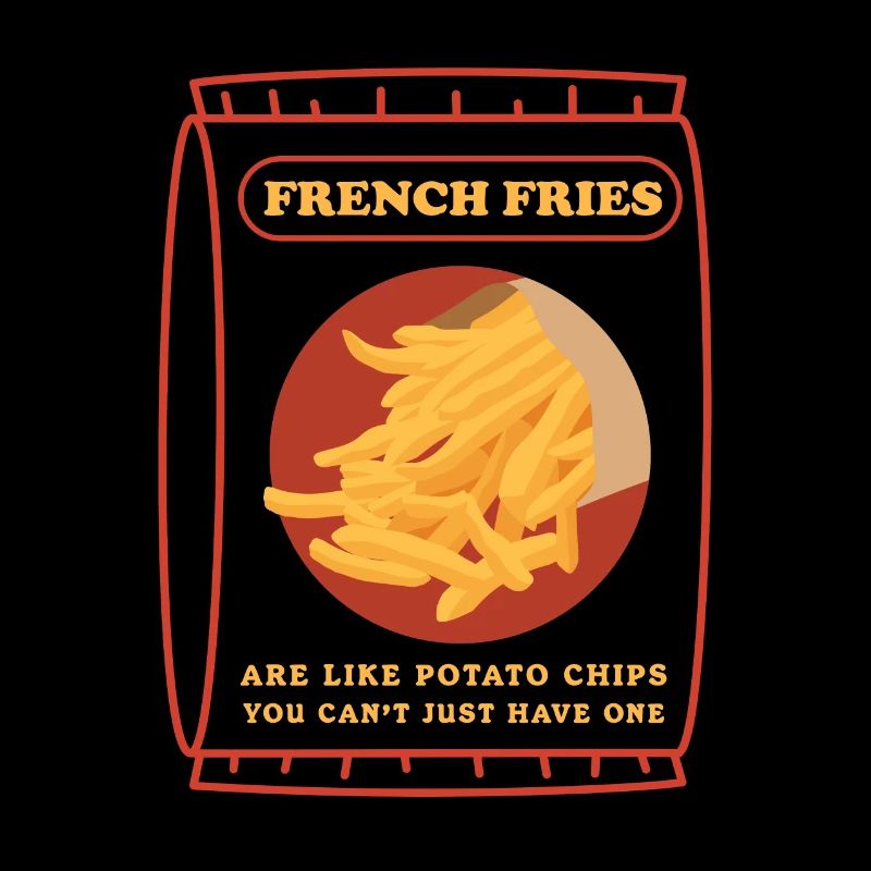Frites frites restauration rapide cadeau de restauration rapide