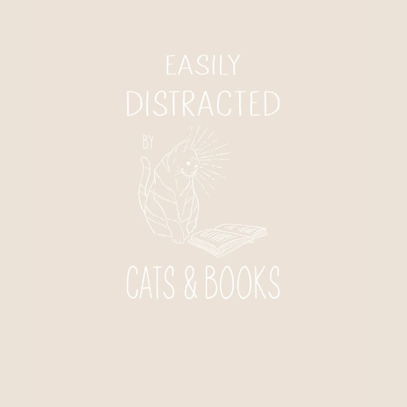 Bücher lesen Katze