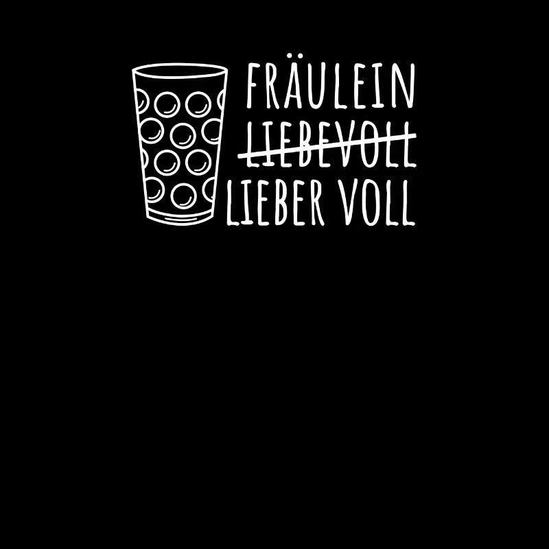 Fräulein Liebevoll Lieber Voll Dubbeglas Wein
