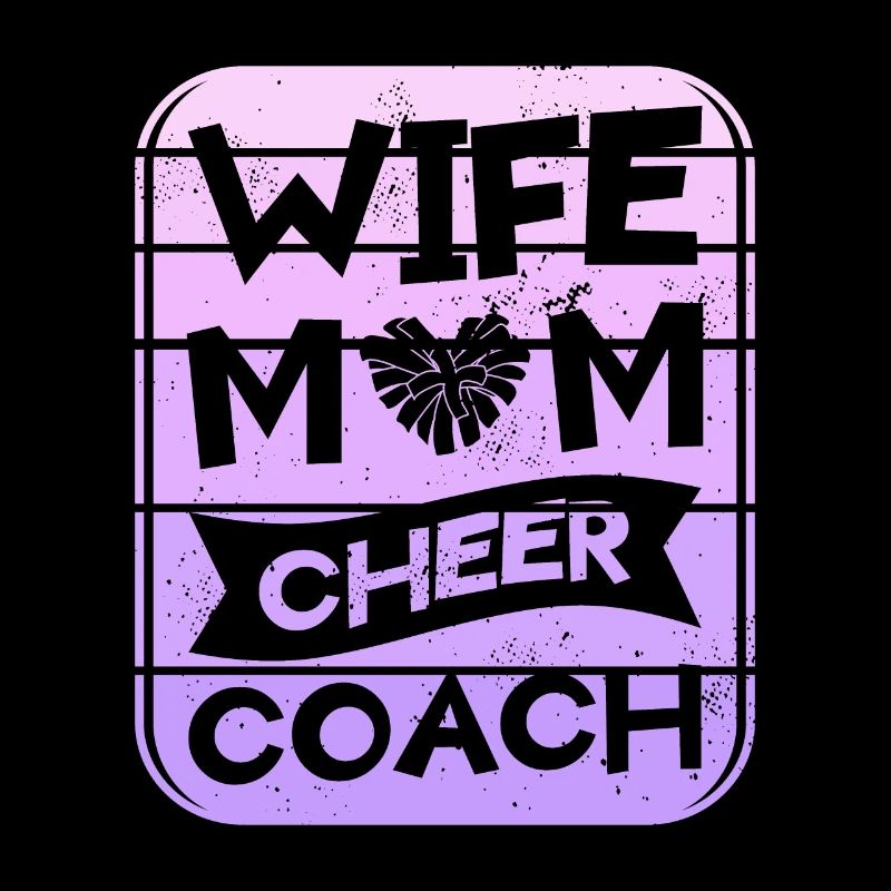 Ehefrau Mama Cheer Coach Coach Coaches