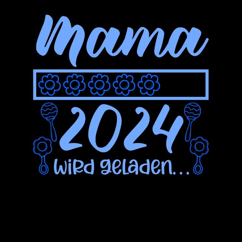Mama loading 2024 werdende Mama Babyparty 2024