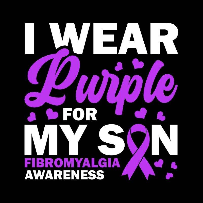 Fibromyalgie-bewusstsein Ich Trage Lila Für