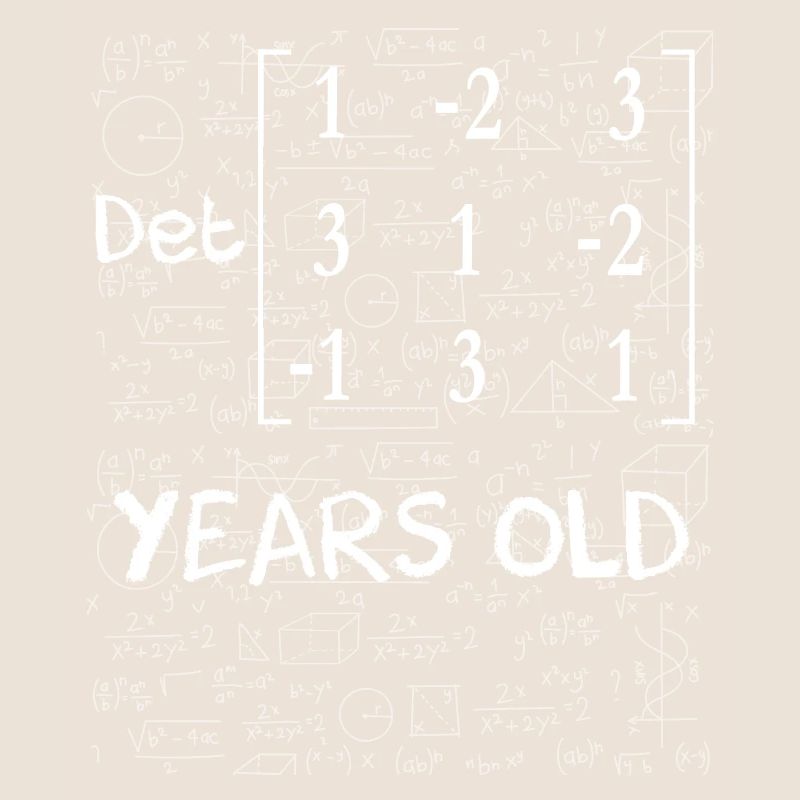 39th birthday 39 years matrix determinant