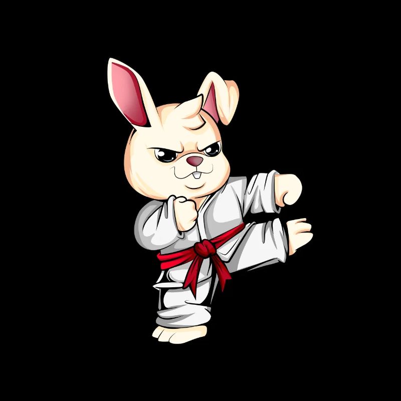 Comic Rabbit Does Karate