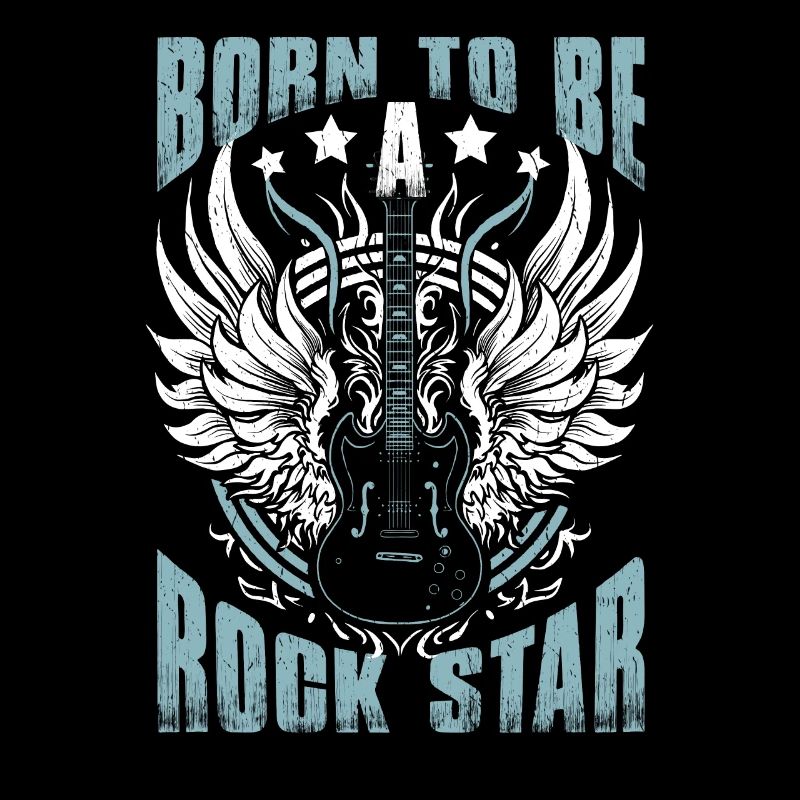 Né pour être un guitariste rock star