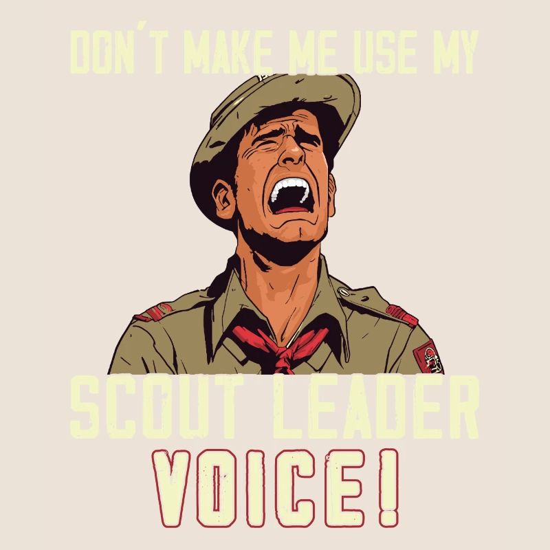 Camping Scoutmaster - Funny Scout Leader