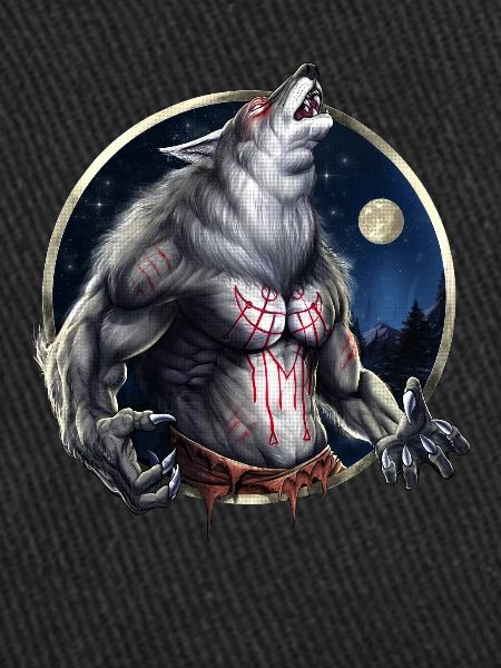 Heulender Werwolf