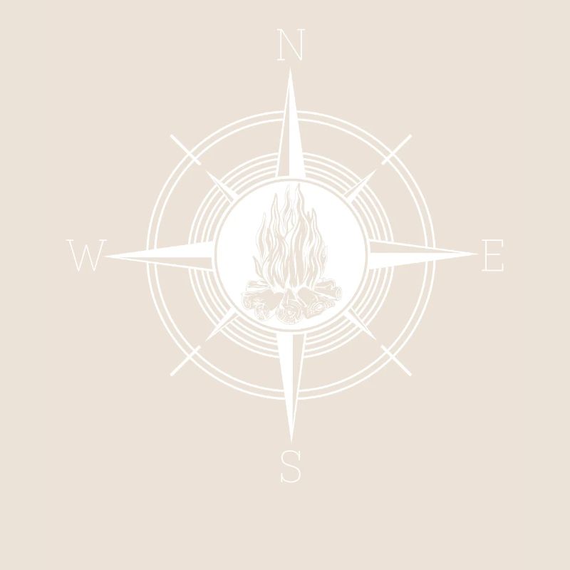 Campfire Fire Pit Compass