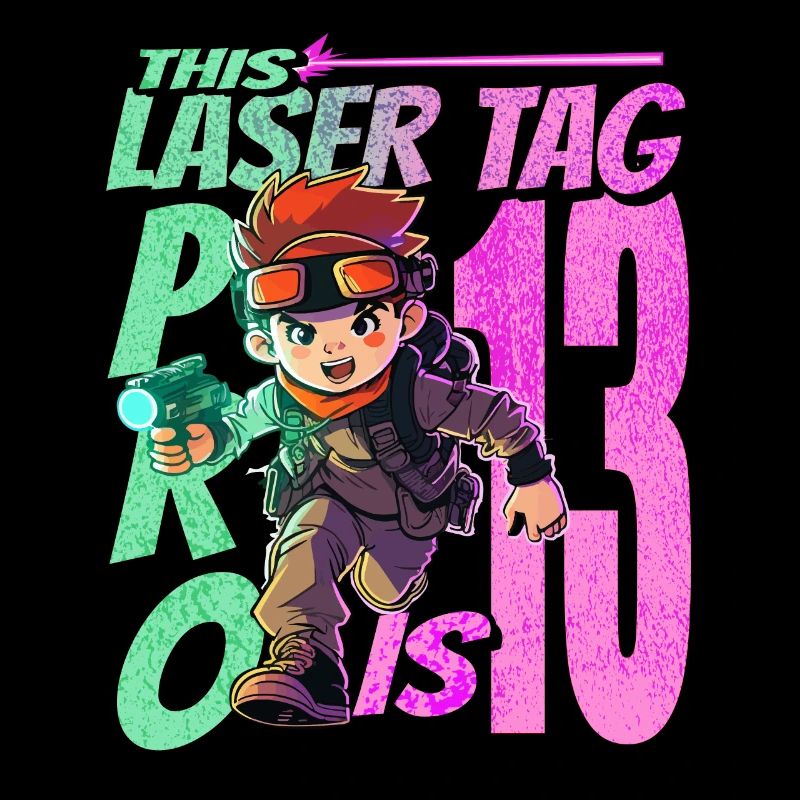 Finally 13 years old – Lasertag birthday