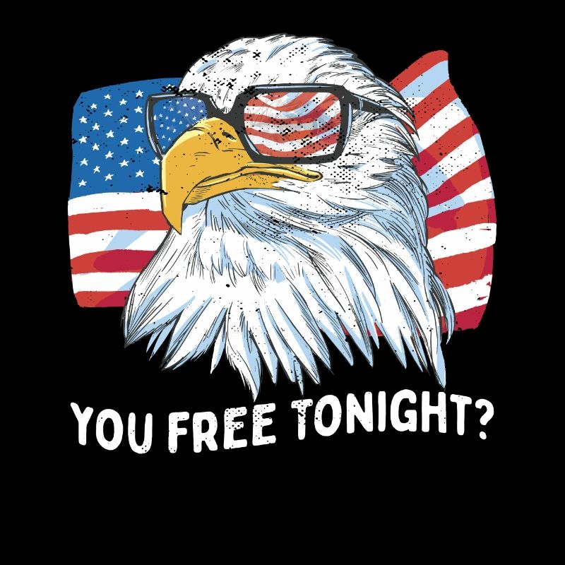 Du bist heute Abend frei Weißkopfseeadler Amerika