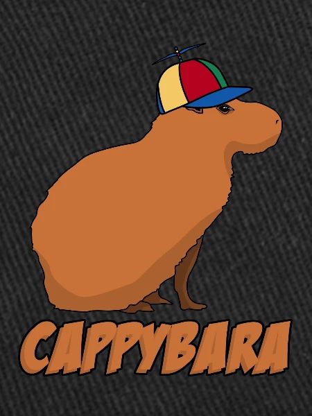 Capybara with Cappy Capybaras