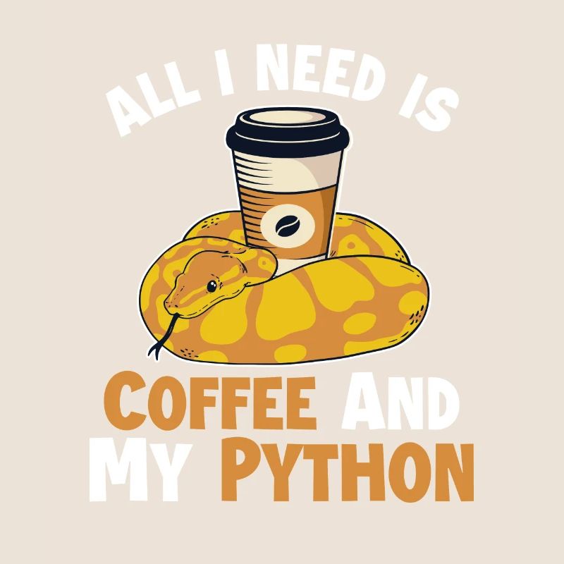 Café et Python Python Snake Banana Ball