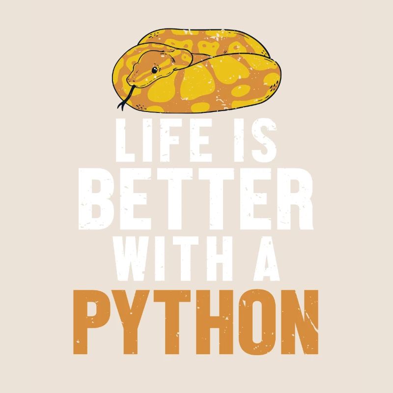 La vie est meilleure avec une boule de banane serpent Python