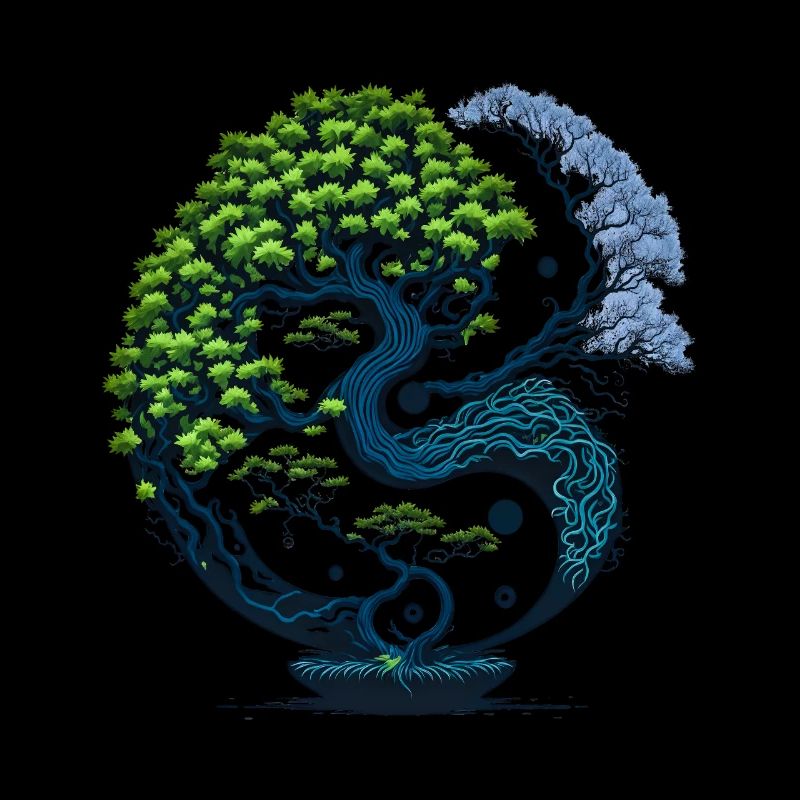 Harmonie dévoilée - Bonsaï Yin et Yang