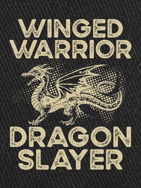 Tueur de dragon guerrier ailé