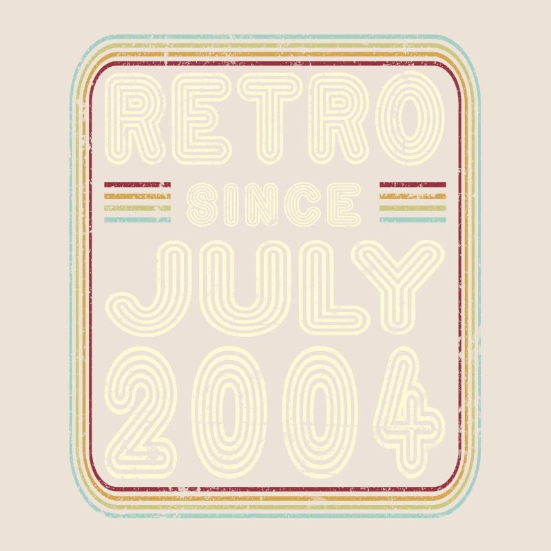 Geburtstag Juli 2004 Retro Geschenk
