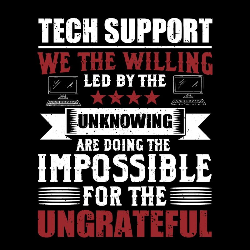 Drôle de support technique Sysadmin Humour