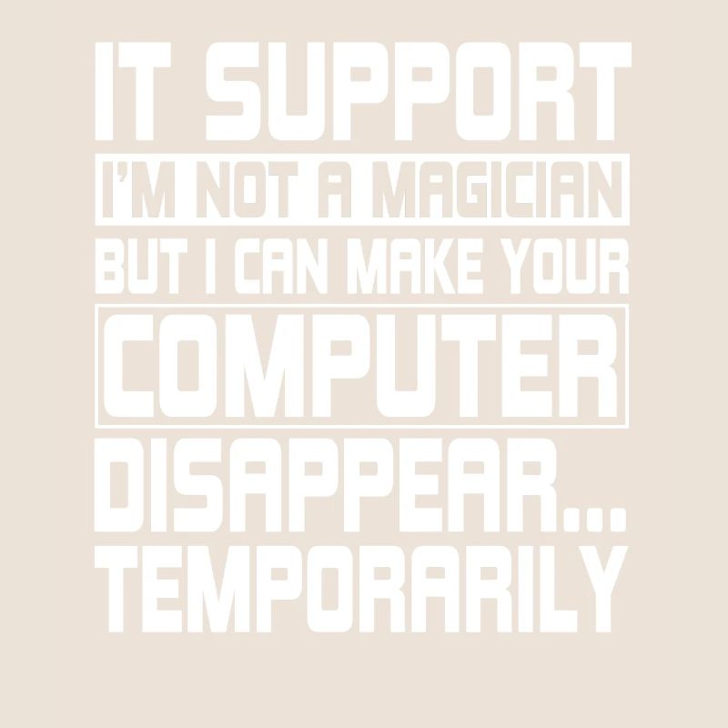Drôle d’ingénieur informatique de support informatique