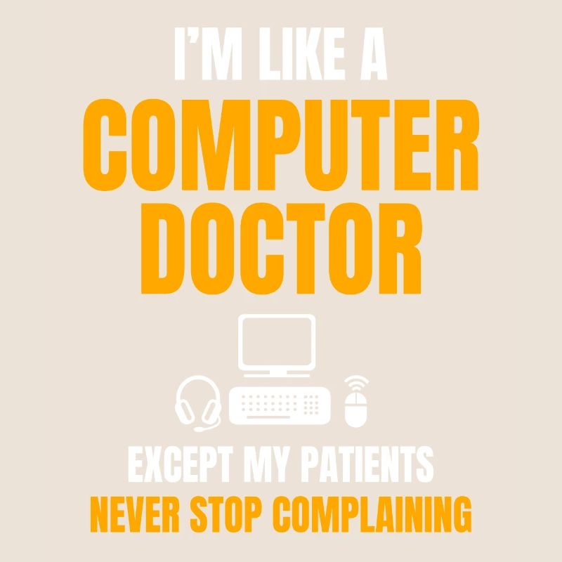 Drôle de support informatique Conception Docteur en informatique