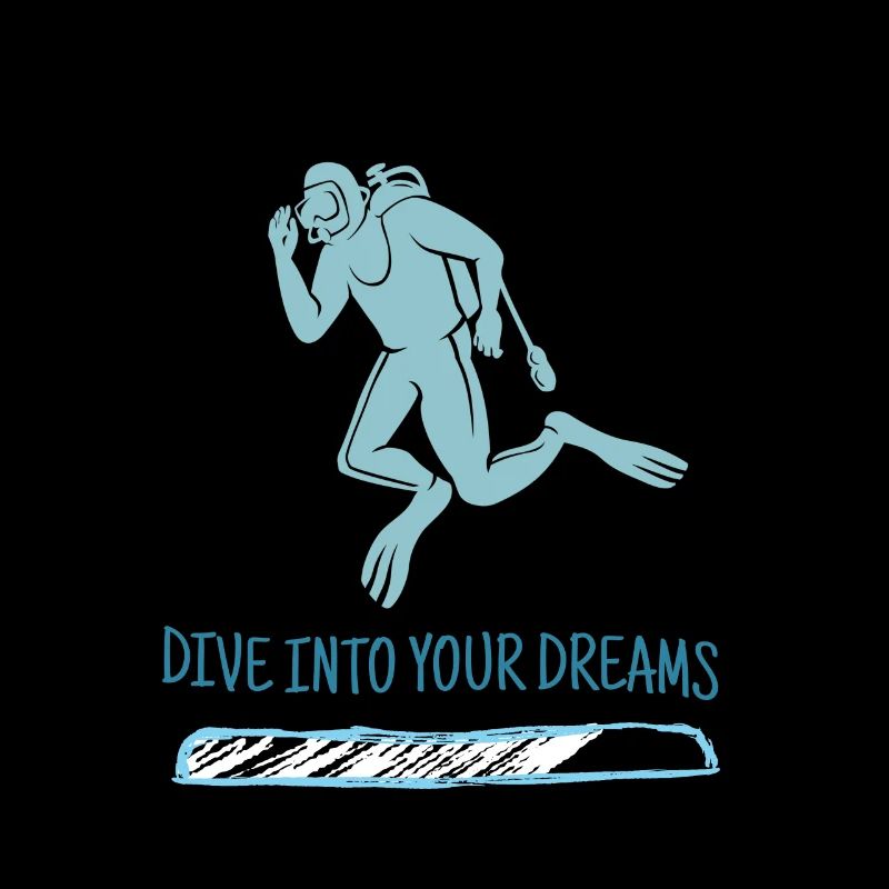 Dive Into Your Dreams Retro Diver Designs Present