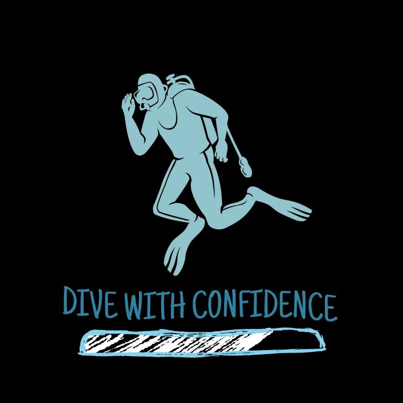 Dive With Confidence Retro Diver Designs Present
