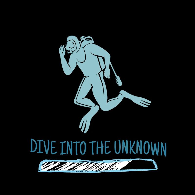 Dive Into The Unknown Retro Diver Designs Present