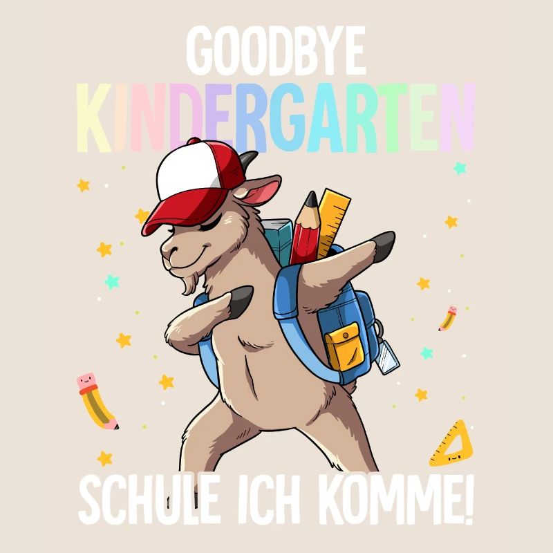 Goodbye Kindergarten Schule Ich Komme Einschulung