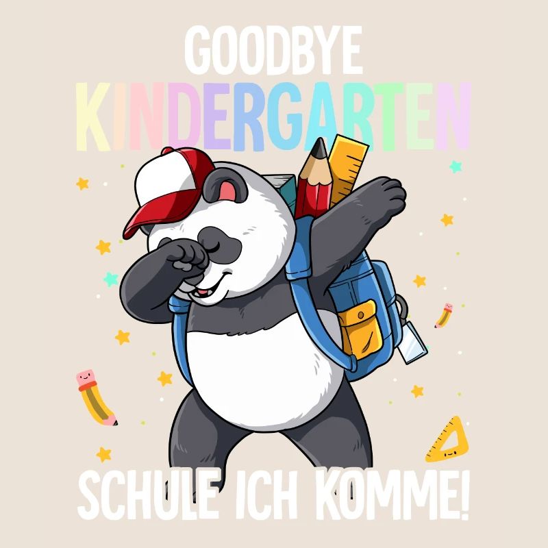 Goodbye Kindergarten Schule Ich Komme Einschulung