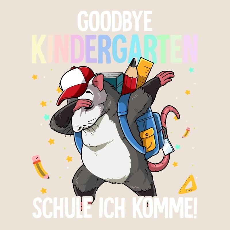 Goodbye Kindergarten Schule Ich Komme Einschulung