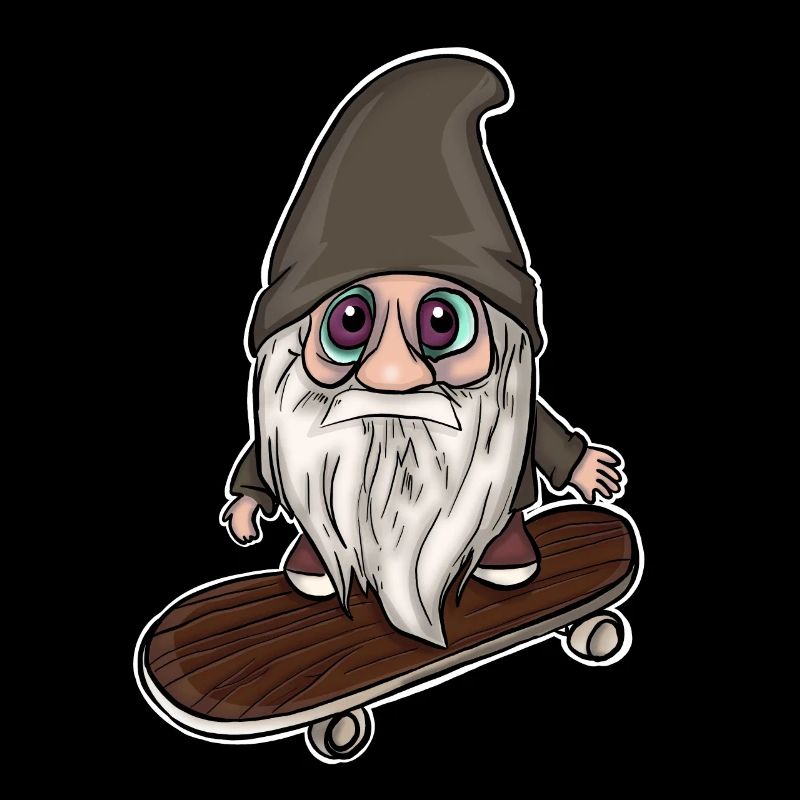 Gnome Skater Skateboard