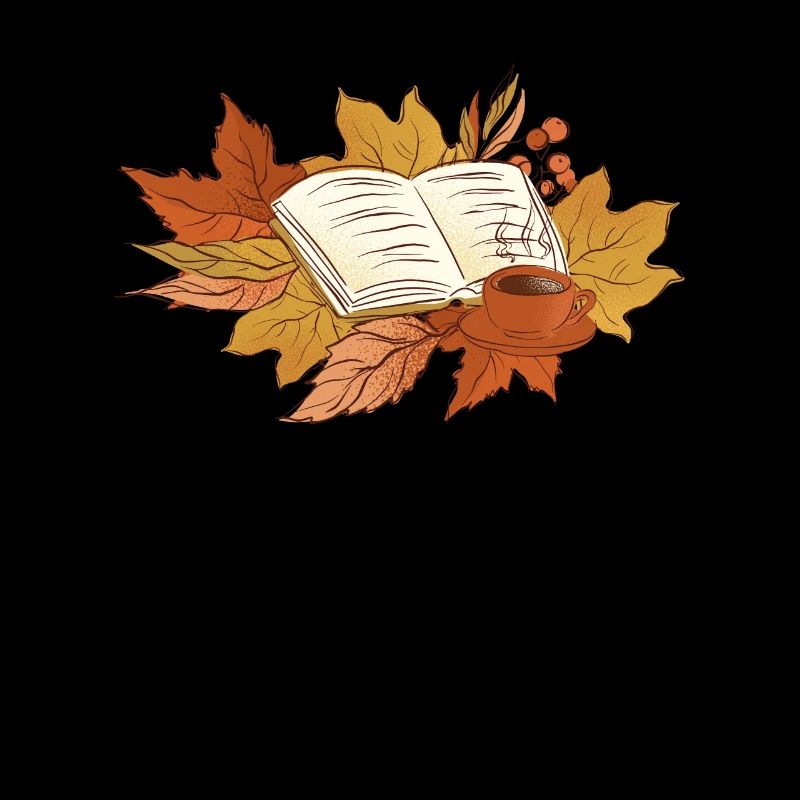 Buch Herbst Hallo Herbst Bücherwurm Bibliothekar