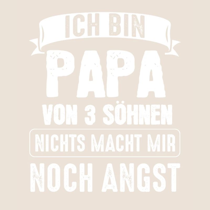 Papa 3 Söhne Vater Geschenk