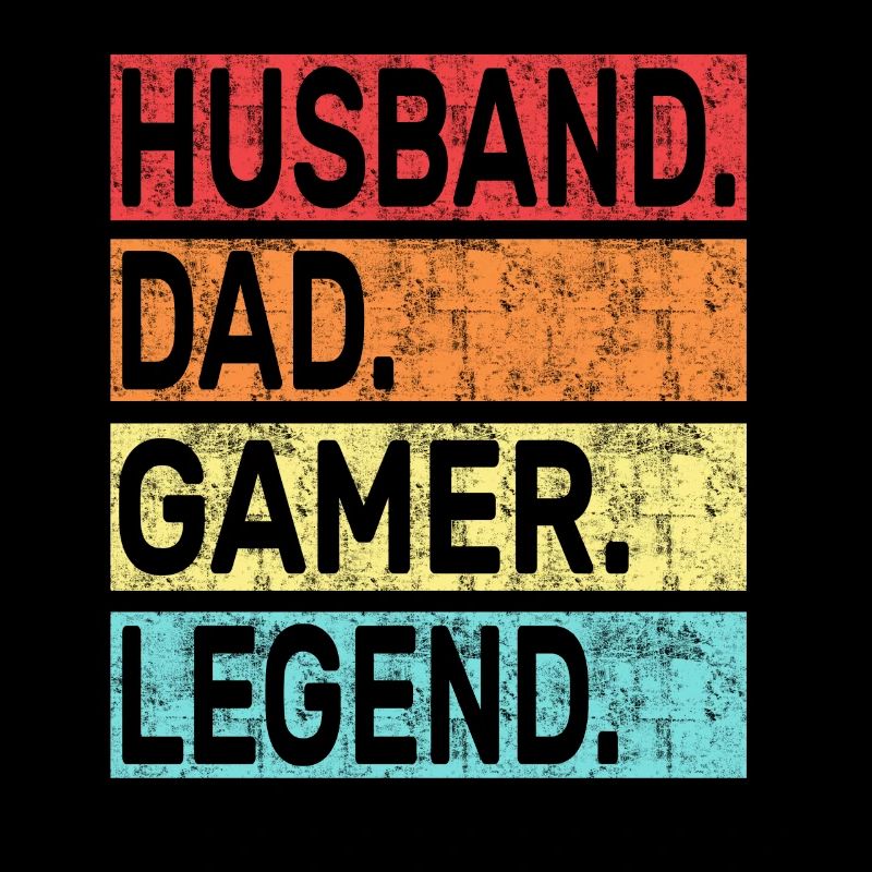 Husband Dad Gamer Legend