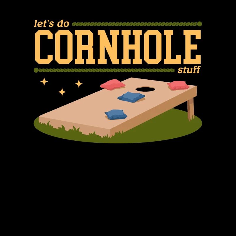 Cornhole Spieler Sackloch Bean Bag Geschenk