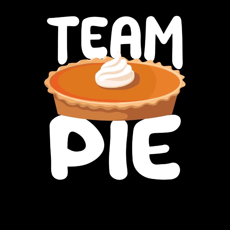 Team Pie Pumpkin Thanksgiving Day Pilgrim Autumn