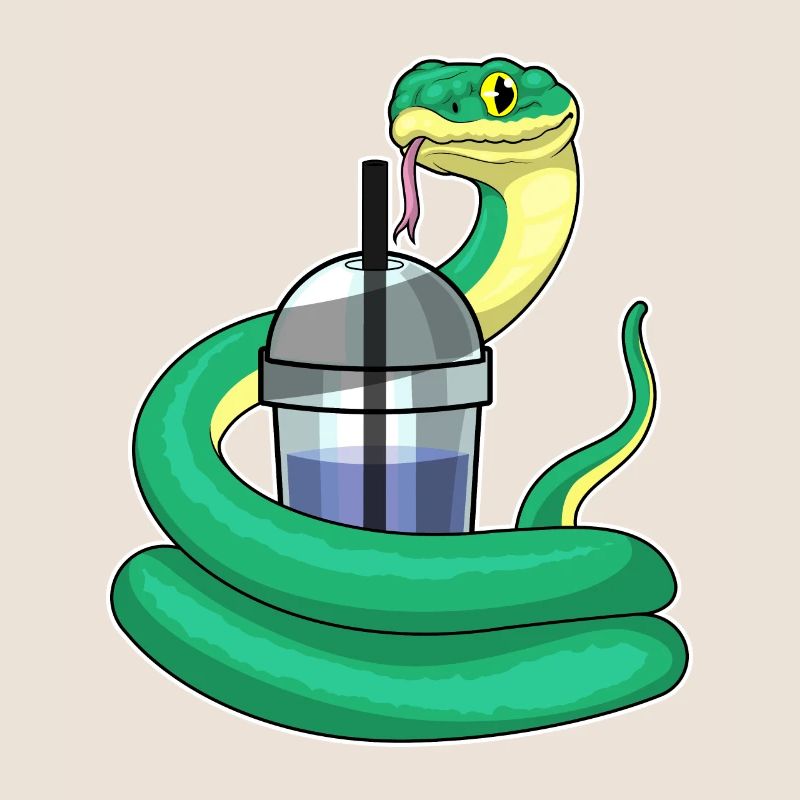 Snake Bubble Tea
