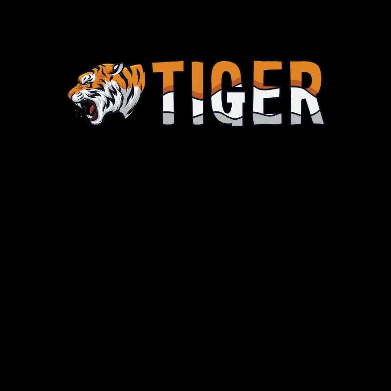 Tiger Text Wildcat Big Cat King Tiger