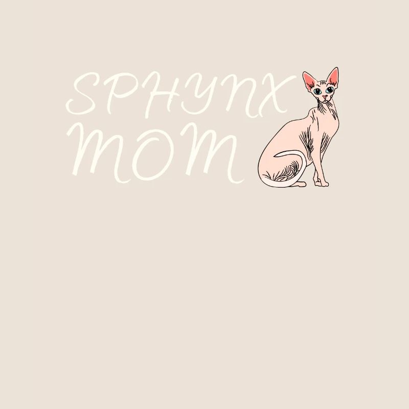 Sphynx Maman Chat Sans Poils Propriétaire de Chat