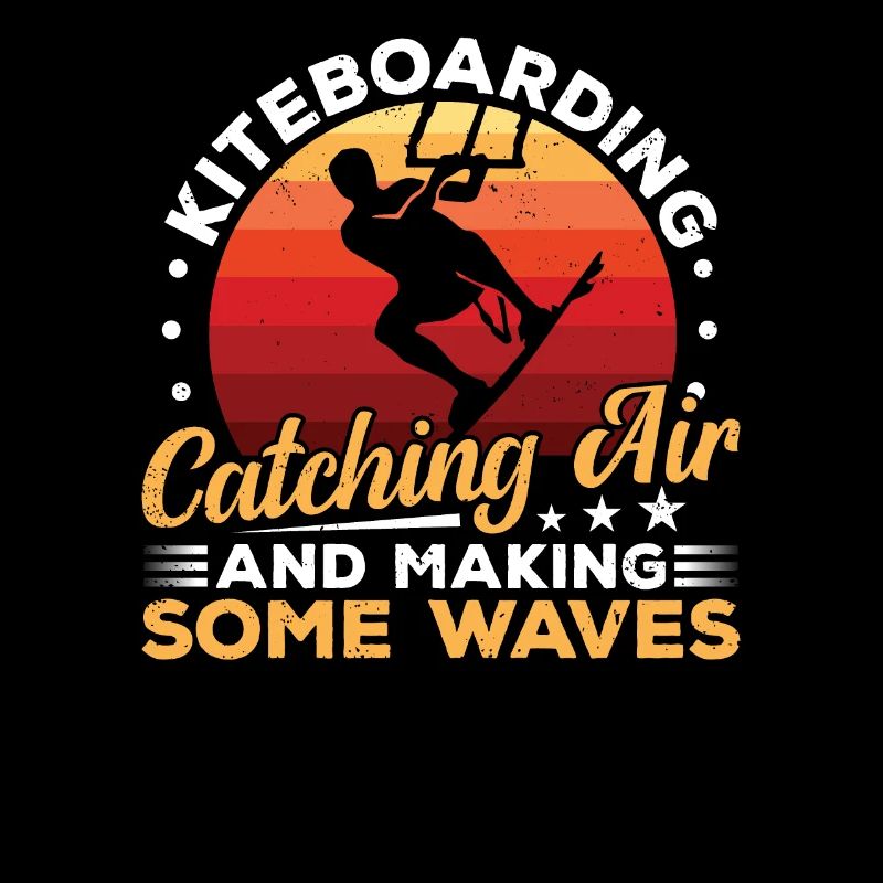 Kitesurf Catch Air Kiteboarder Kitesurfer