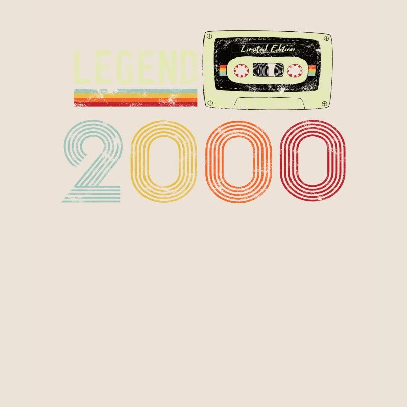 2000 Geburtstag Vintage Cassette