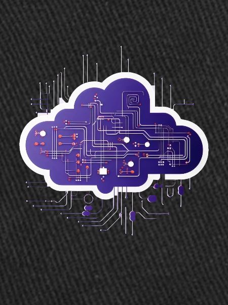 Cloud-Computing-Computerelektronik-Schaltung
