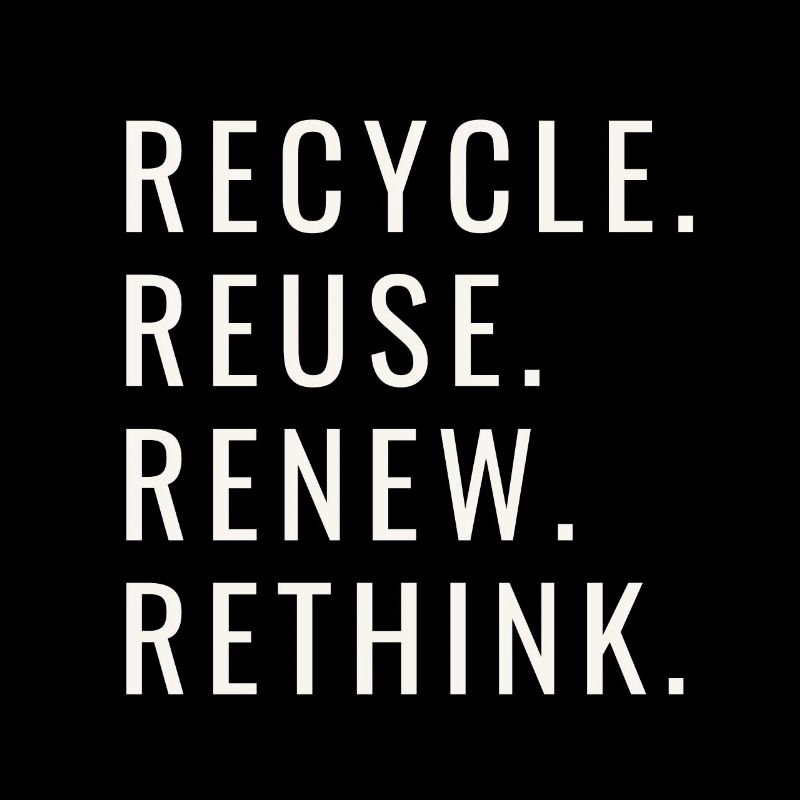 Recycle Réutiliser Renew Rethink Wind Turbine - Wind