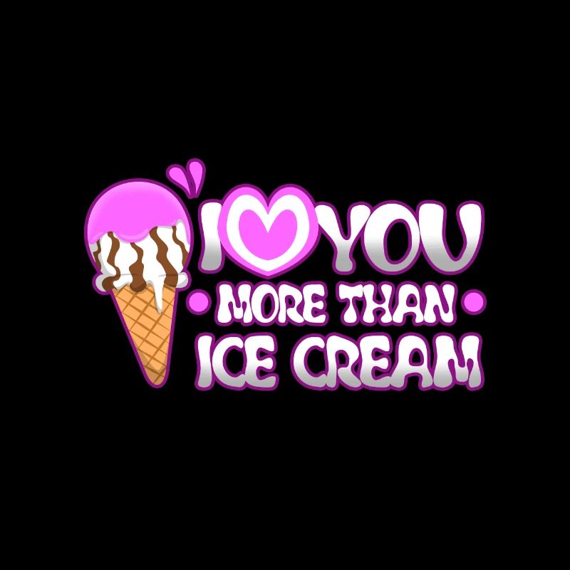 Je t’aime plus que de la crème glacée