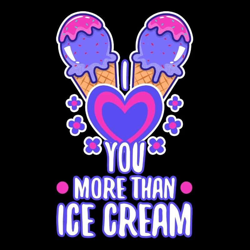 Je t’aime plus que de la crème glacée