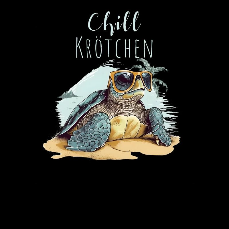 Chill Krötchen Schildkröte Chillkröte
