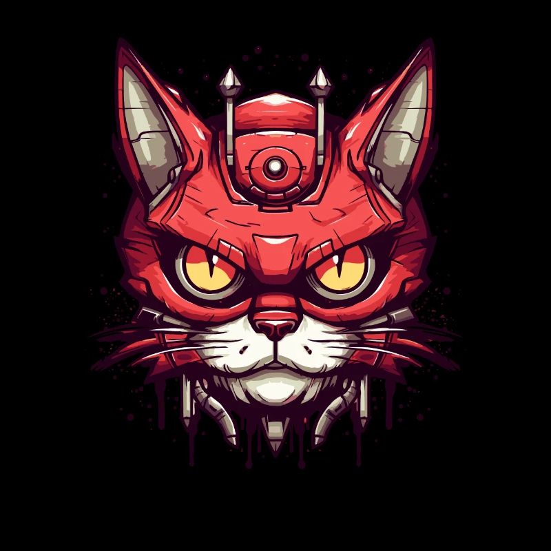 Urban Mecha Tech Cat Cat