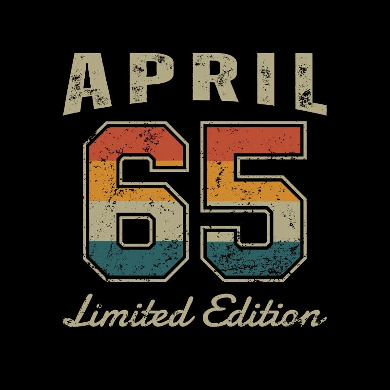 Geburtstag: April 1965 - Limited Edition Retro