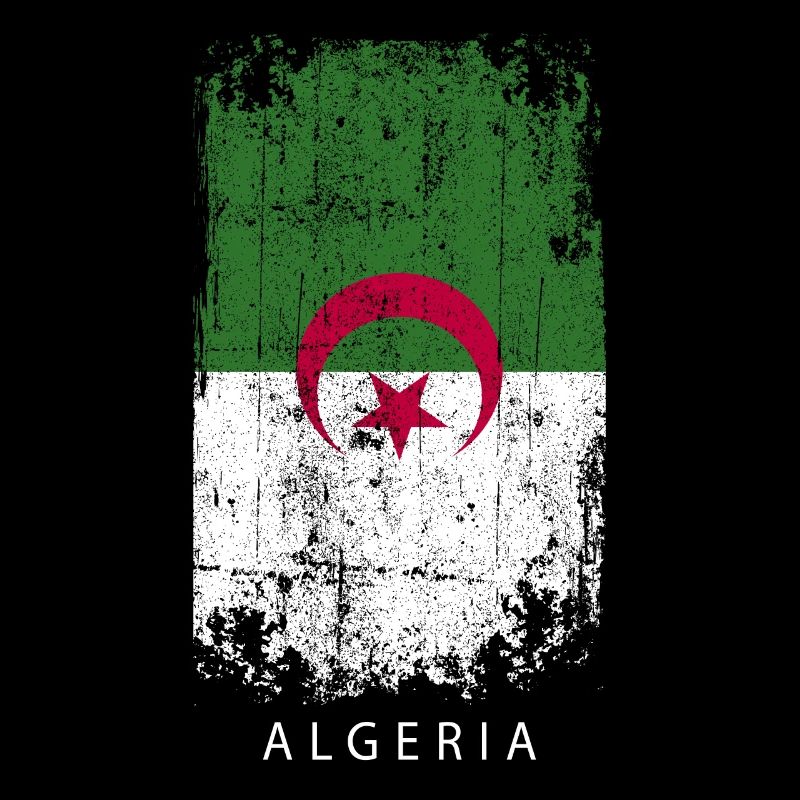 Souvenir avec le drapeau du pays de l’Algérie