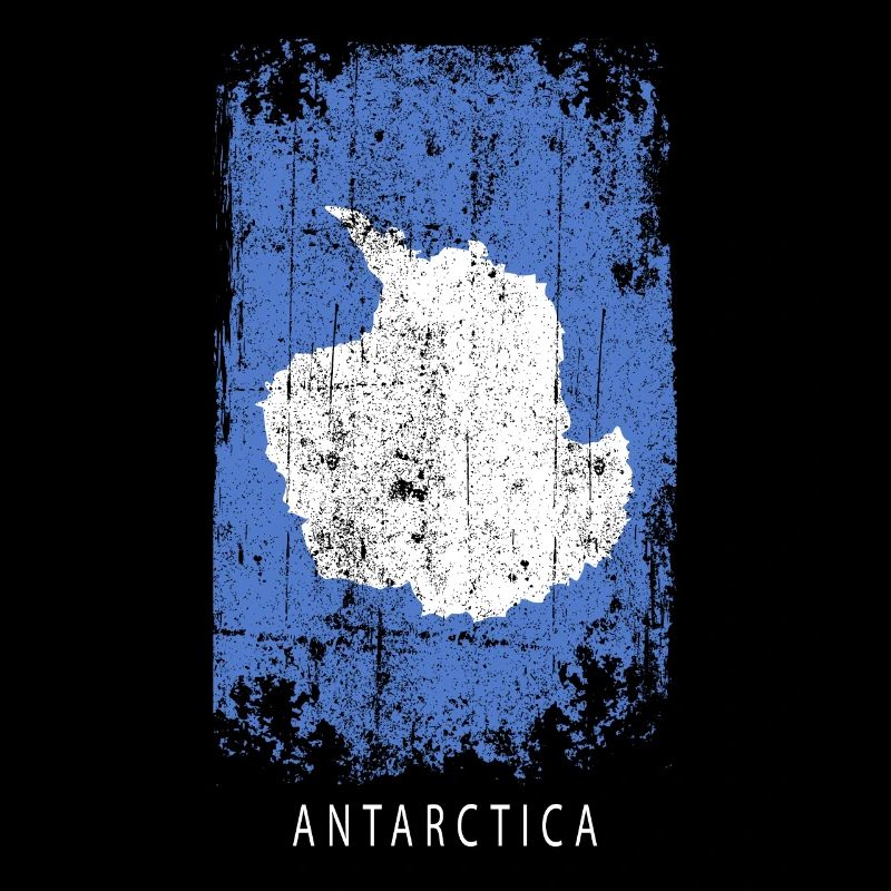 Souvenir avec le drapeau du pays de l’Antarctique