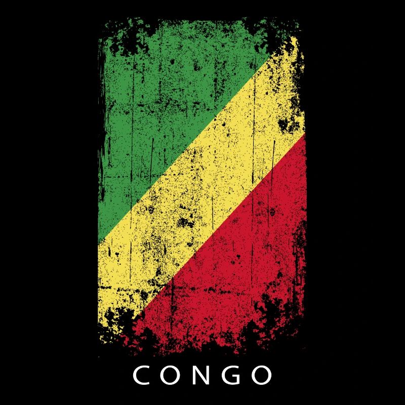 Souvenir avec le drapeau du Congo